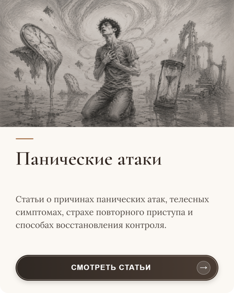 Статьи про панические атаки