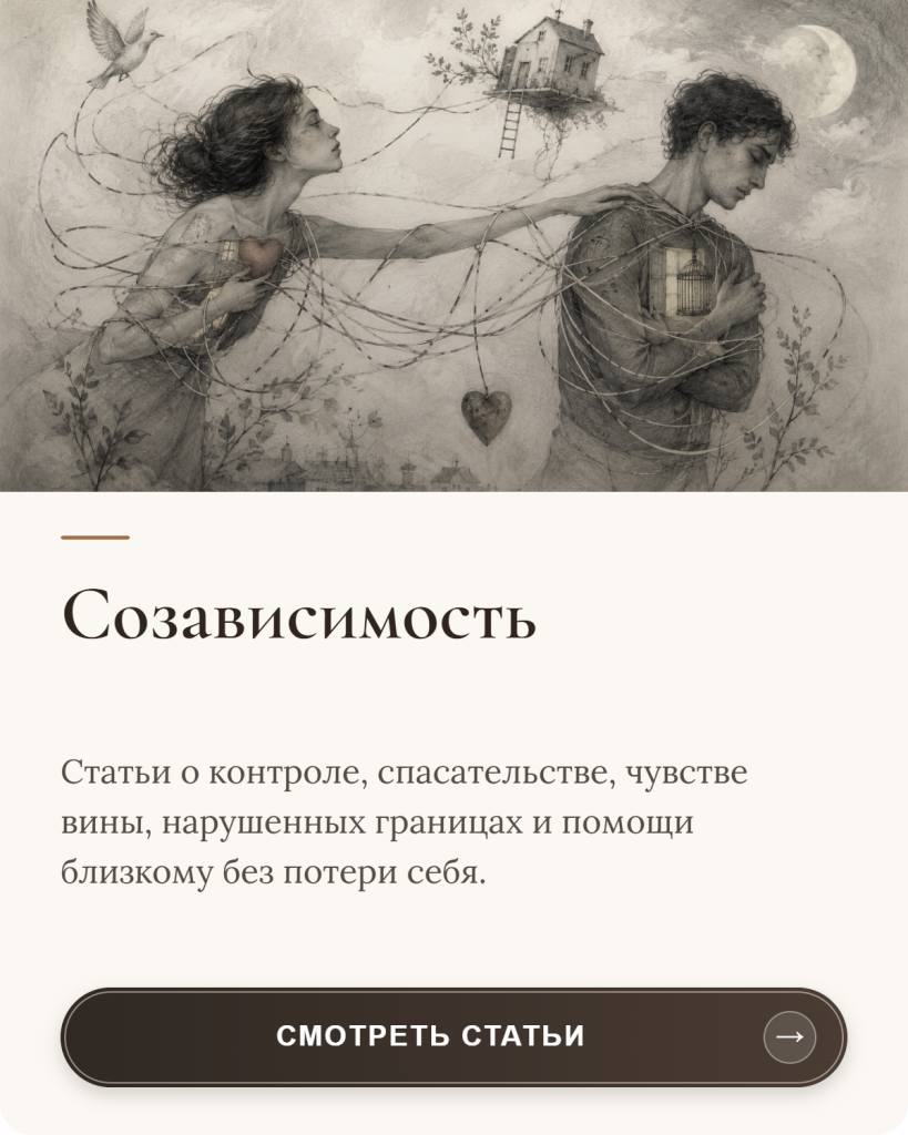 Статьи о созависимость
