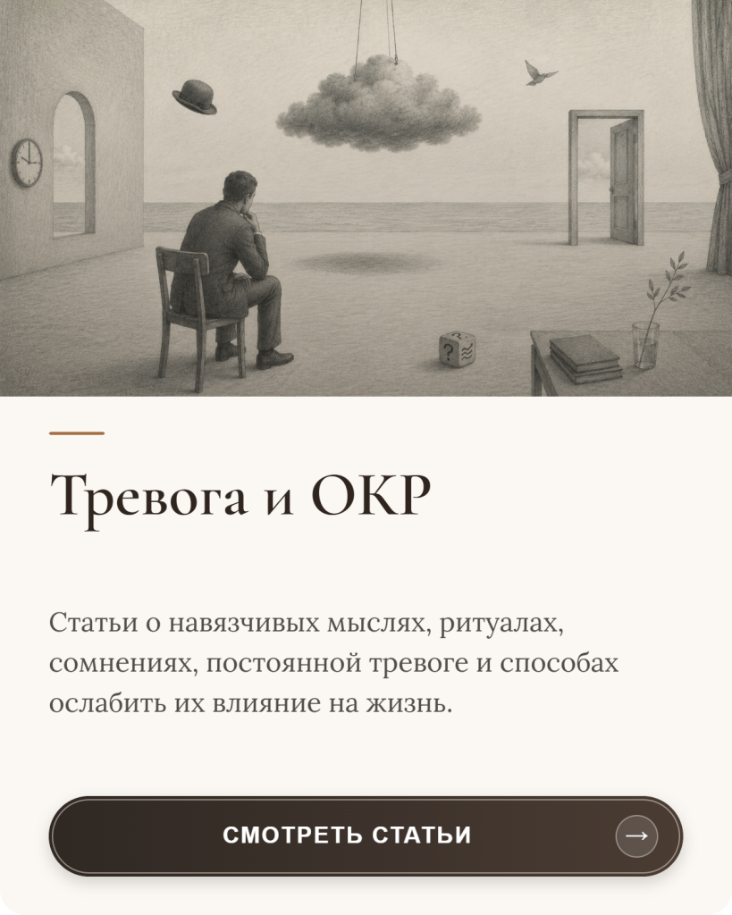 Тревога и ОКР ru