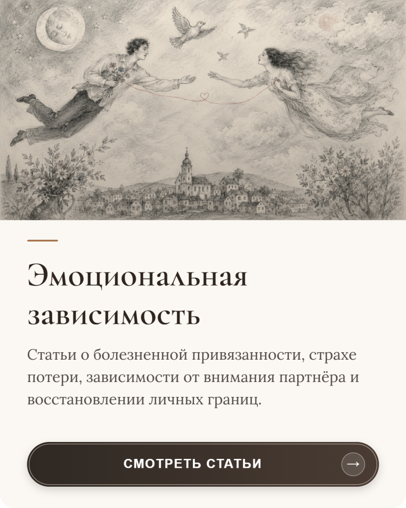 Статьи о эмоциональной зависимости